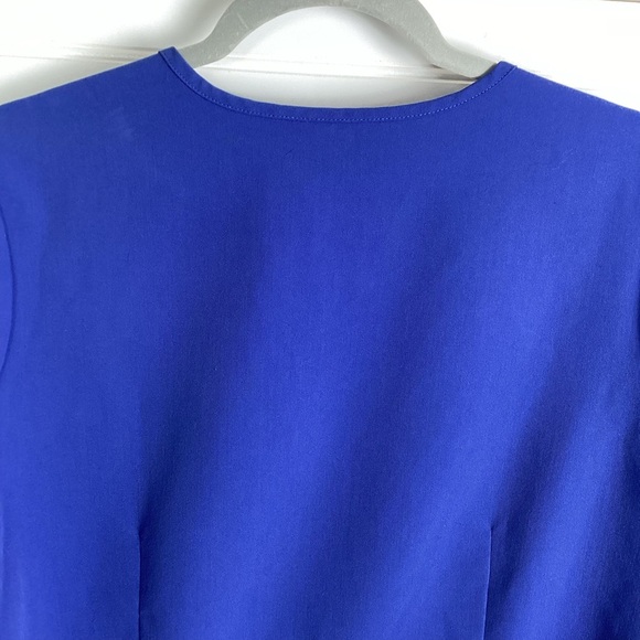 Figs Navy Blue scrub Top Size Medium nursing Medical Uniform Top - Picture 7 of 10